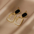 Celestique Korean Earrings For Women Black